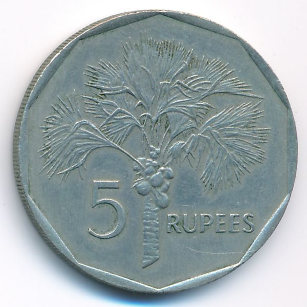 Сейшелы, 5 рупий (1982 г.)