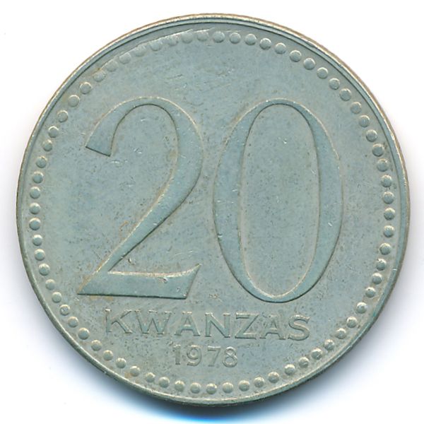 Ангола, 20 кванза (1978 г.)