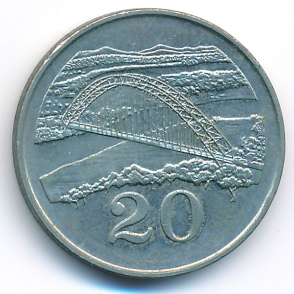 Зимбабве, 20 центов (1980 г.)