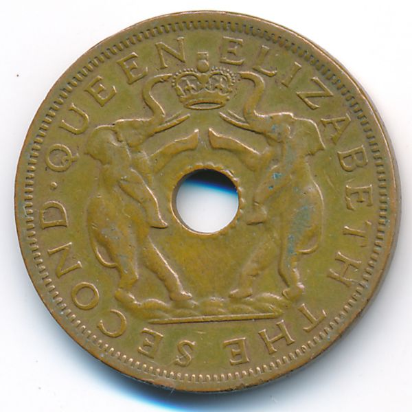 Родезия и Ньясаленд, 1 пенни (1961 г.)