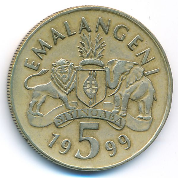 Свазиленд, 5 эмалангени (1999 г.)