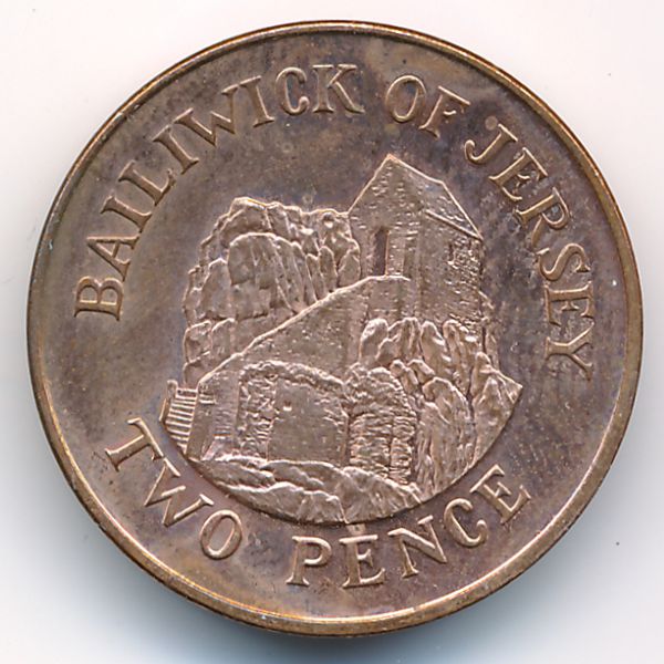 Джерси, 2 пенса (1998 г.)