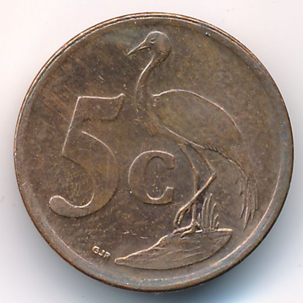 ЮАР, 5 центов (2010 г.)