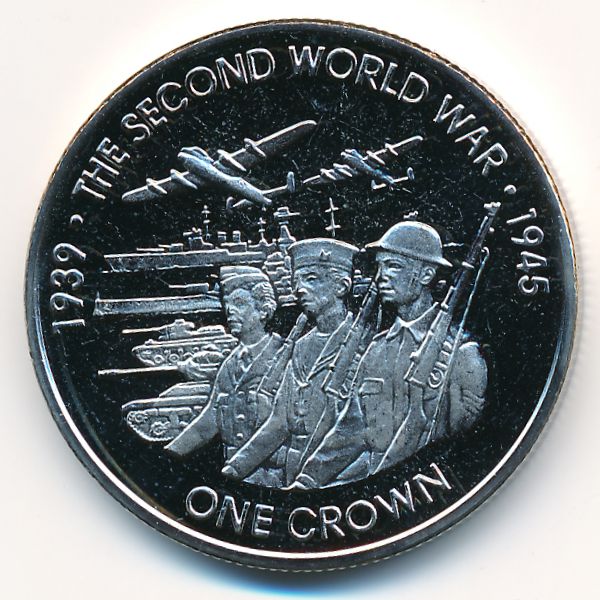 Остров Вознесения, 1 крона (2019 г.)