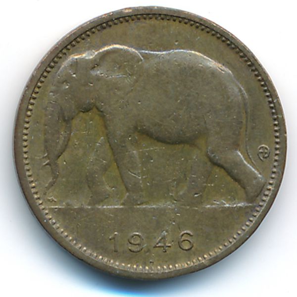 Бельгийское Конго, 1 франк (1946 г.)