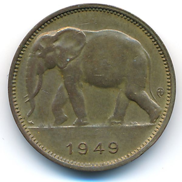 Бельгийское Конго, 1 франк (1949 г.)