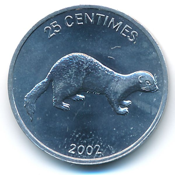 Конго, Демократическая республика, 25 сентим (2002 г.)