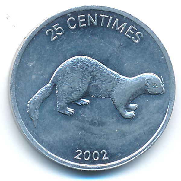 Конго, Демократическая республика, 25 сентим (2002 г.)