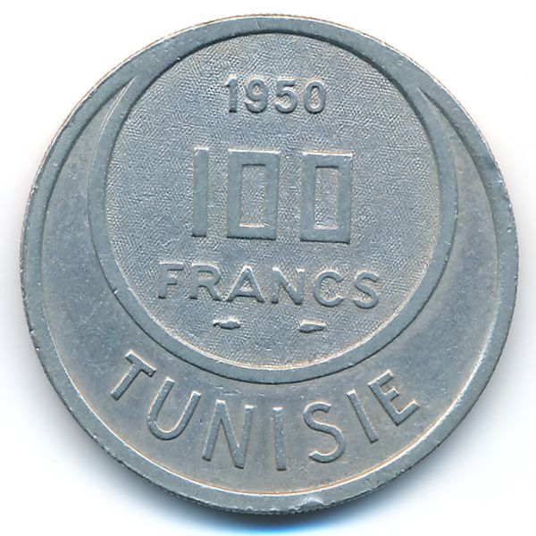 Тунис, 100 франков (1950 г.)
