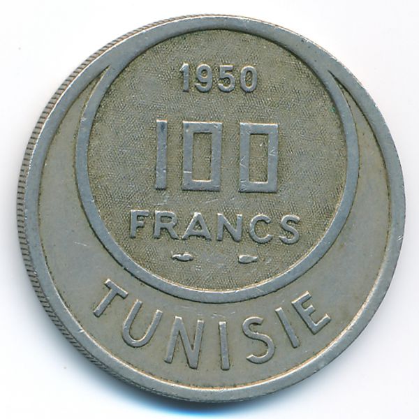 Тунис, 100 франков (1950 г.)