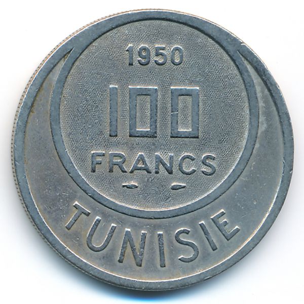 Тунис, 100 франков (1950 г.)