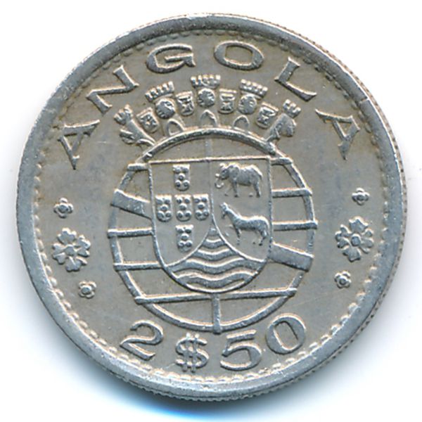 Ангола, 2,5 эскудо (1968 г.)