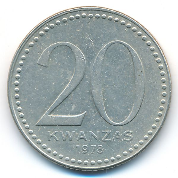 Ангола, 20 кванза (1978 г.)