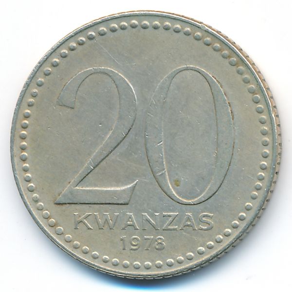 Ангола, 20 кванза (1978 г.)