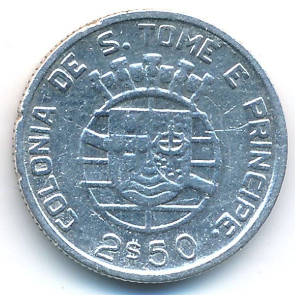 Сан-Томе и Принсипи, 2,5 эскудо (1939 г.)