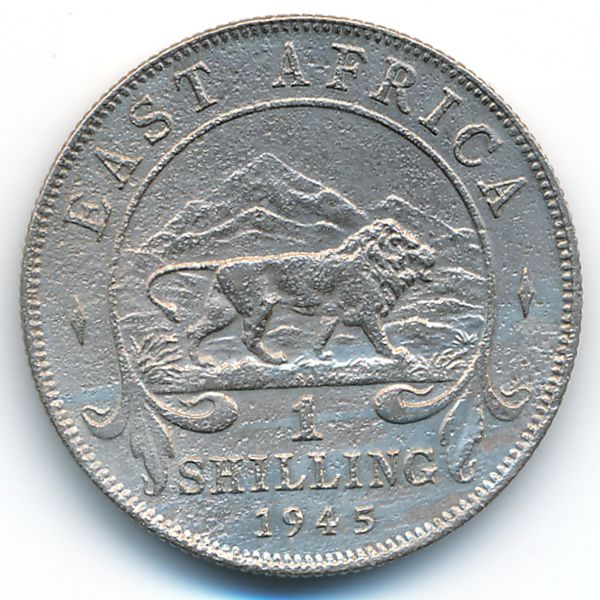 Восточная Африка, 1 шиллинг (1945 г.)