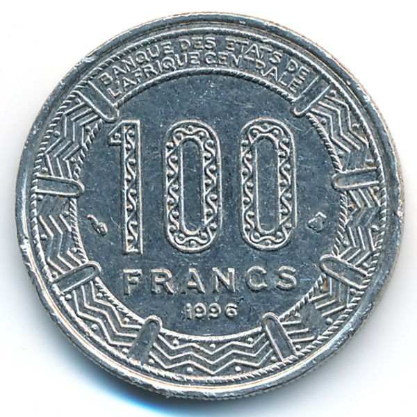 Центральная Африка, 100 франков (1996 г.)