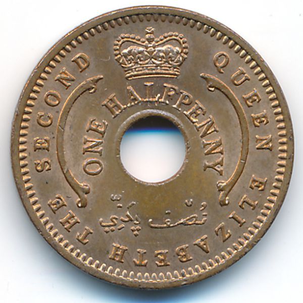 Нигерия, 1/2 пенни (1959 г.)