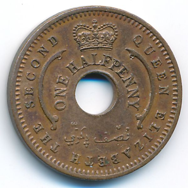 Нигерия, 1/2 пенни (1959 г.)