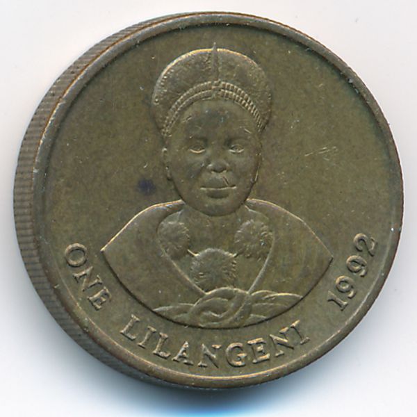 Свазиленд, 1 лилангени (1992 г.)