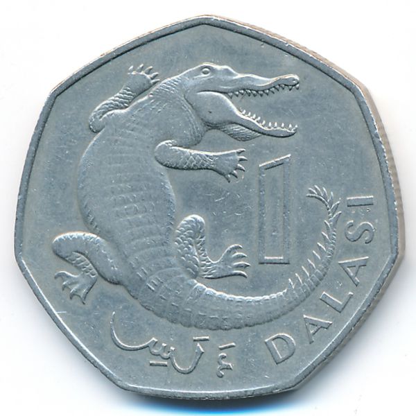 Гамбия, 1 даласи (1987 г.)