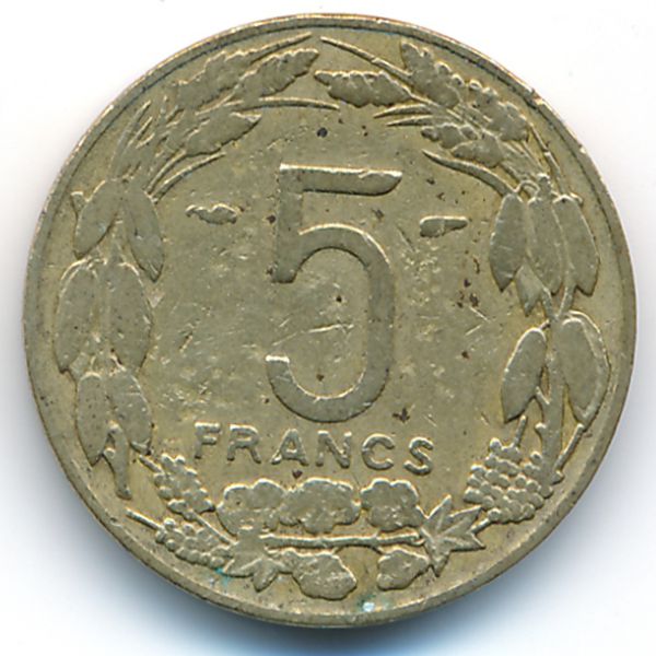 Камерун, 5 франков (1958 г.)