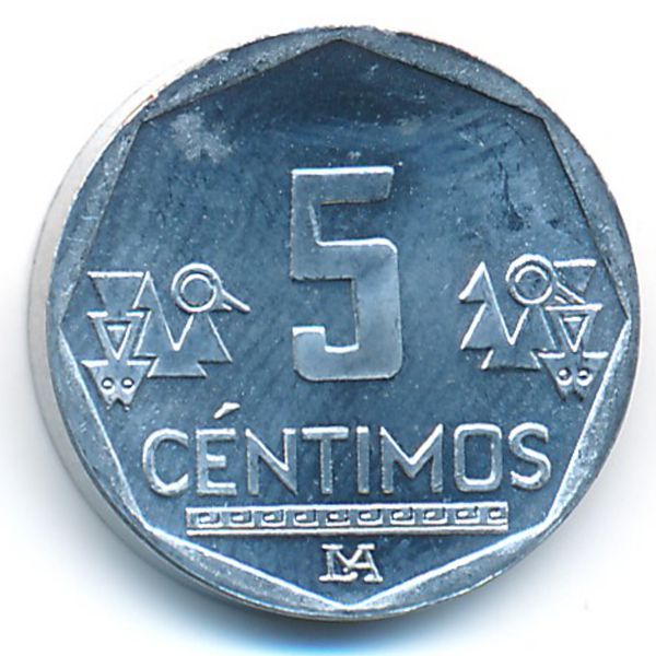 Перу, 5 сентимо (2018 г.)