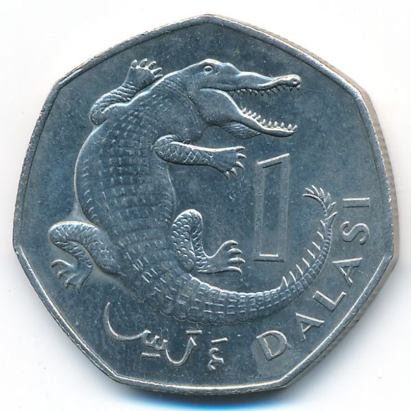 Гамбия, 1 даласи (1987 г.)
