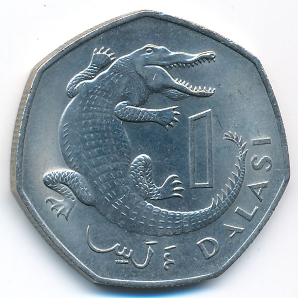 Гамбия, 1 даласи (1987 г.)