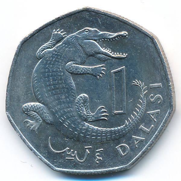 Гамбия, 1 даласи (1987 г.)