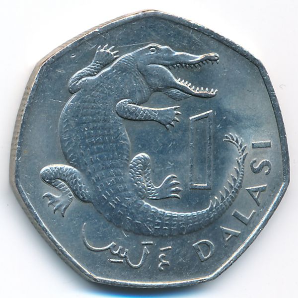 Гамбия, 1 даласи (1987 г.)