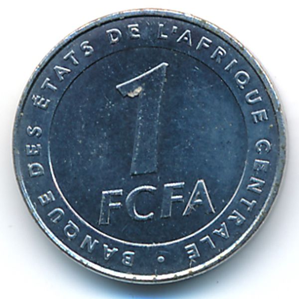 Центральная Африка, 1 франк КФА (2006 г.)