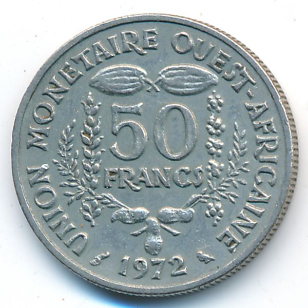 Западная Африка, 50 франков (1972 г.)