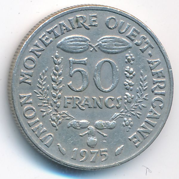 Западная Африка, 50 франков (1975 г.)