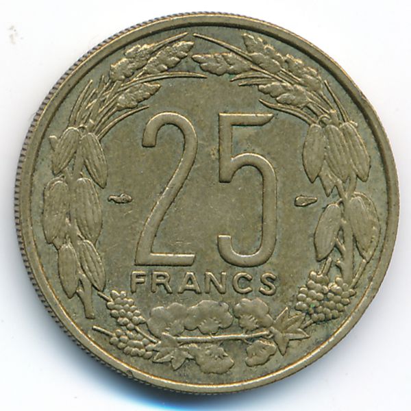 Камерун, 25 франков (1958 г.)