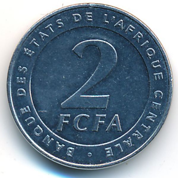 Центральная Африка, 2 франка КФА (2006 г.)