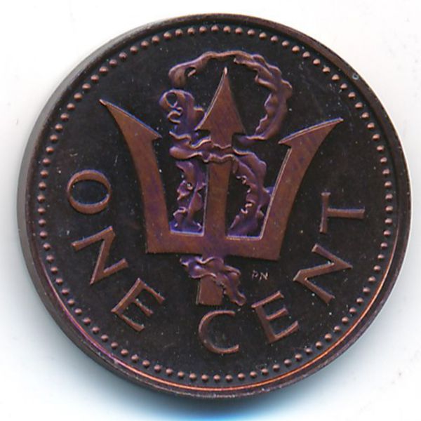 Барбадос, 1 цент (1973 г.)