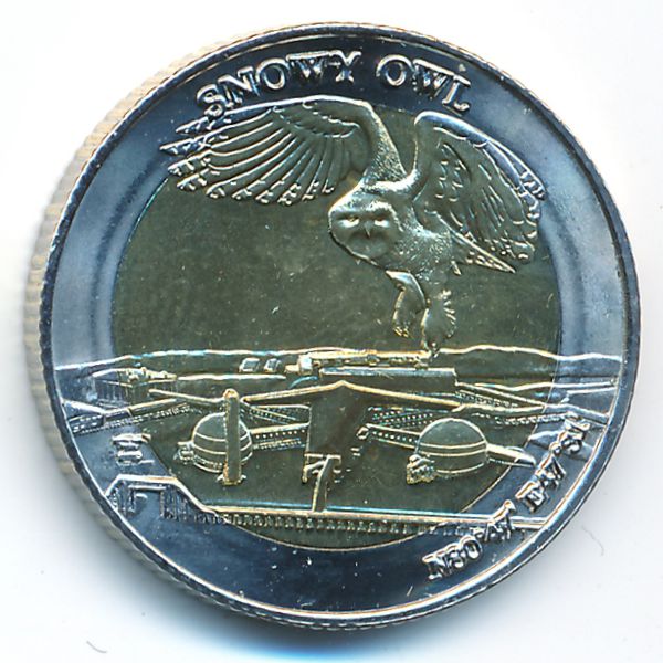 Арктические территории., 5 долларов (2023 г.)