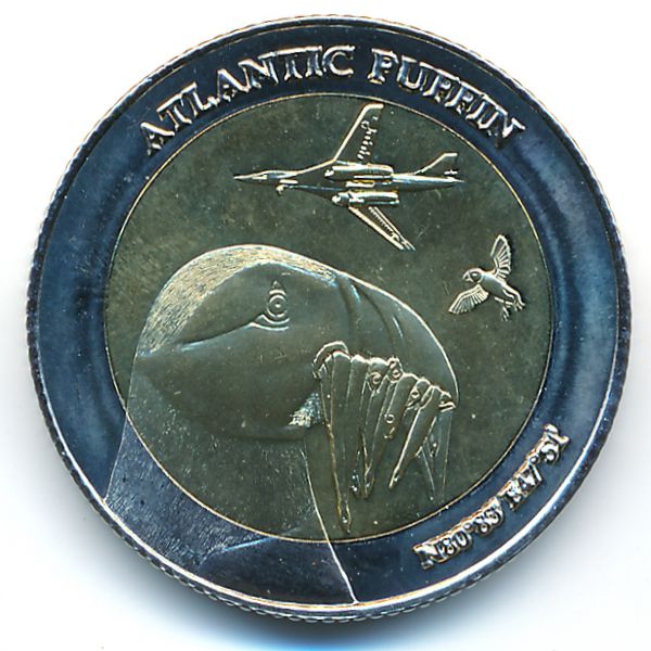 Арктические территории., 5 долларов (2023 г.)