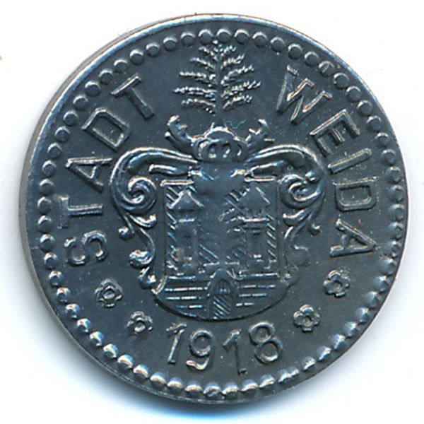 Вайда., 5 пфеннигов (1918 г.)