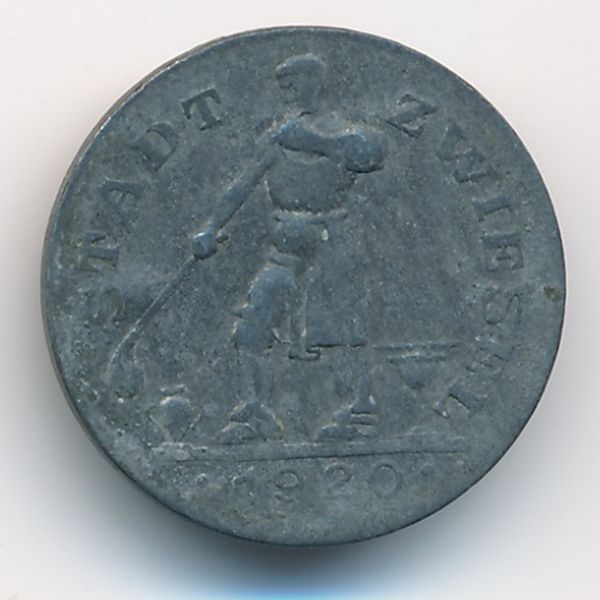 Цвизель., 5 пфеннигов (1920 г.)