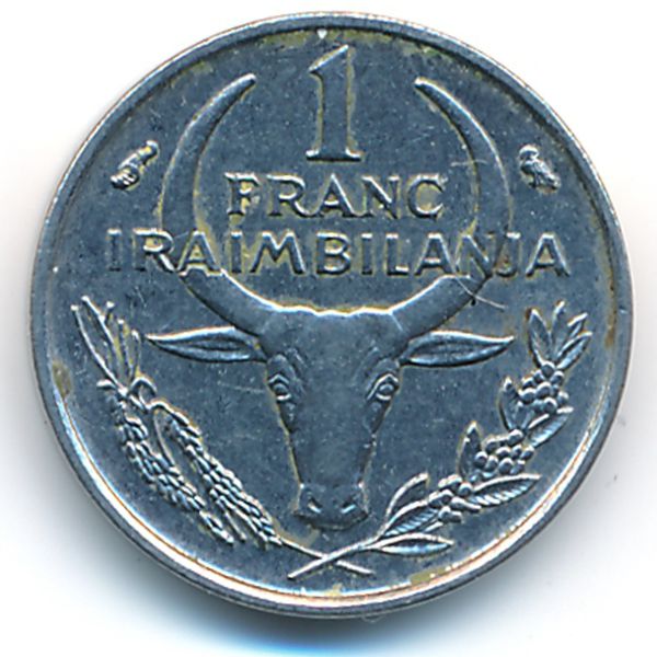 Мадагаскар, 1 франк (1966 г.)
