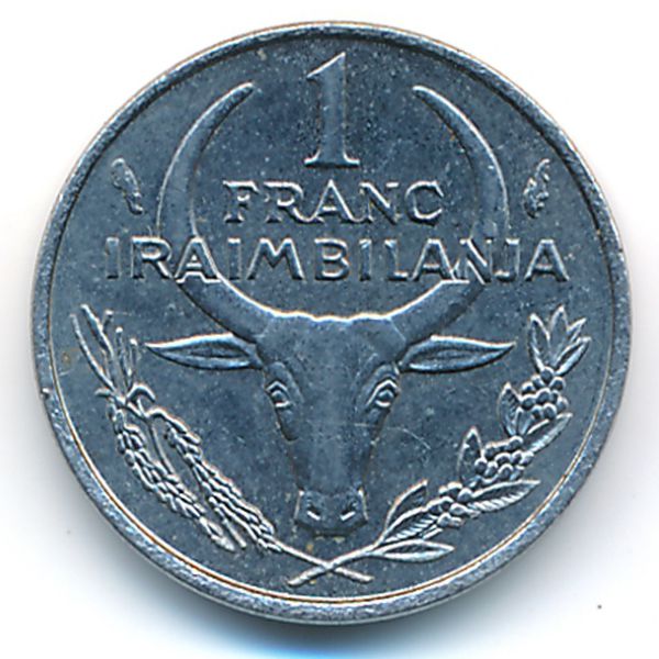 Мадагаскар, 1 франк (1977 г.)