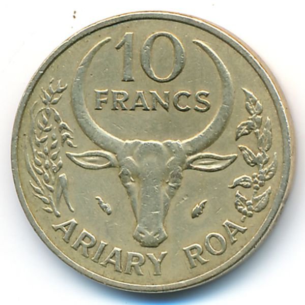 Мадагаскар, 10 франков (1979 г.)