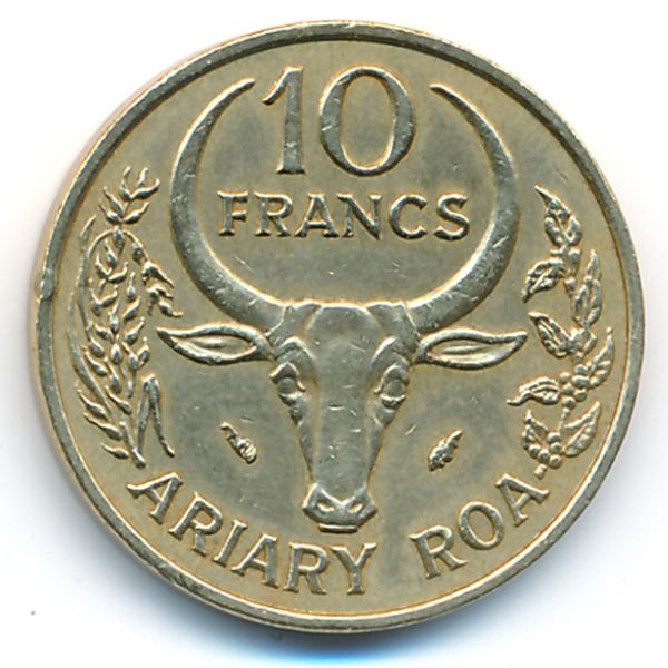 Мадагаскар, 10 франков (1981 г.)