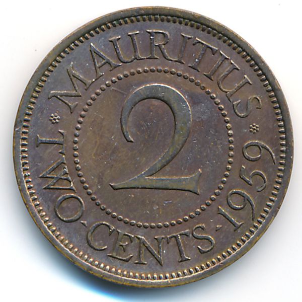 Маврикий, 2 цента (1959 г.)