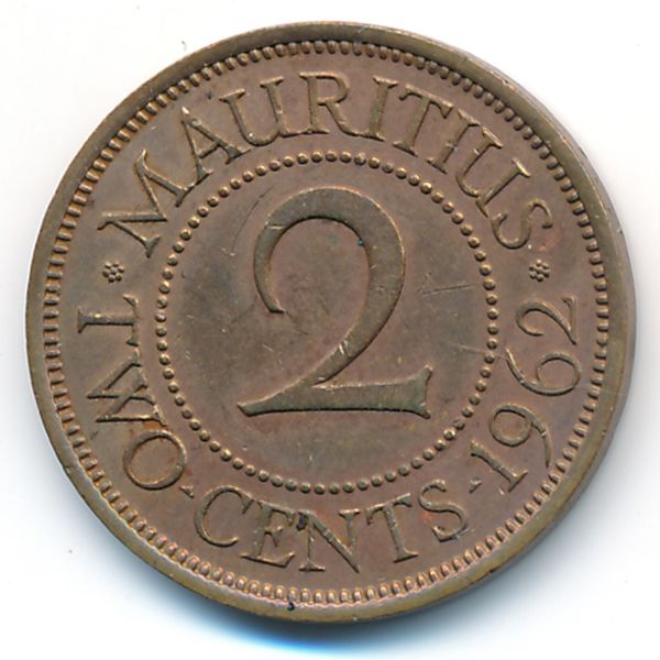 Маврикий, 2 цента (1962 г.)
