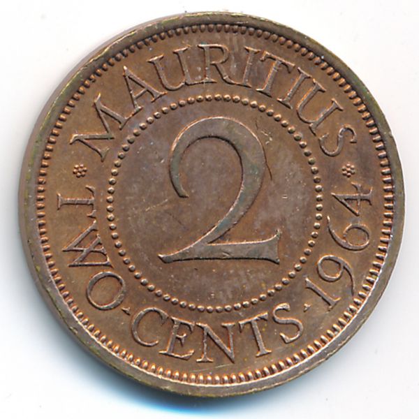 Маврикий, 2 цента (1964 г.)