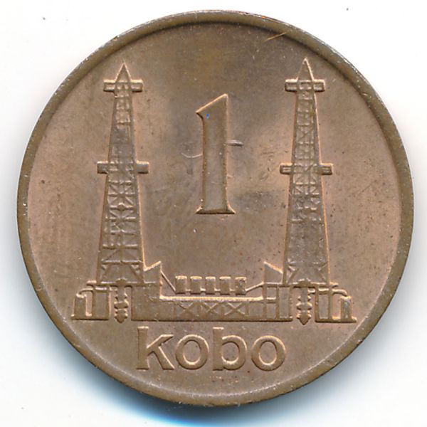 Нигерия, 1 кобо (1974 г.)