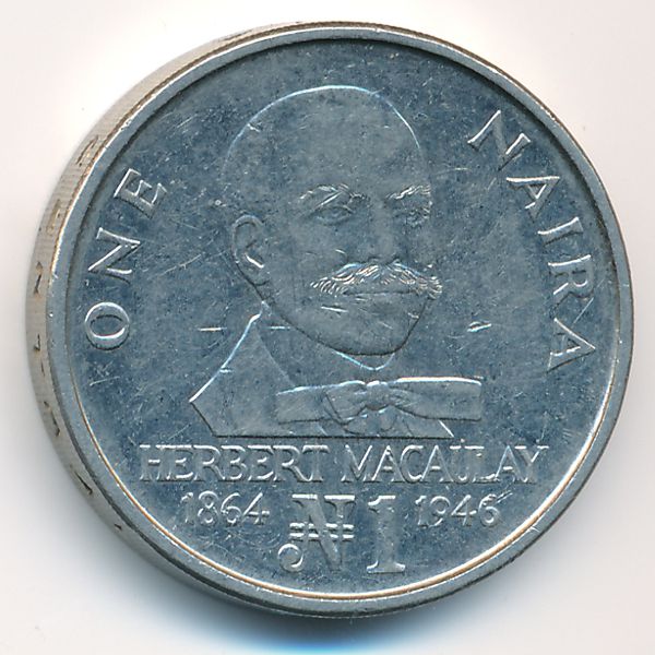 Нигерия, 1 найра (1991 г.)